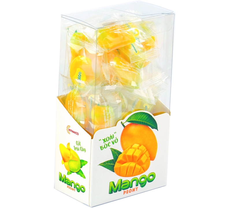 KẸO DẺO CỐT TRÁI CÂY BÓC VỎ - XOÀI XANH 150G